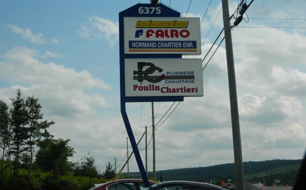 Enseigne Poulin Chartier et Falro