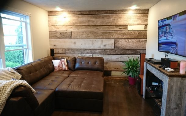 Mur de Salon en Bois